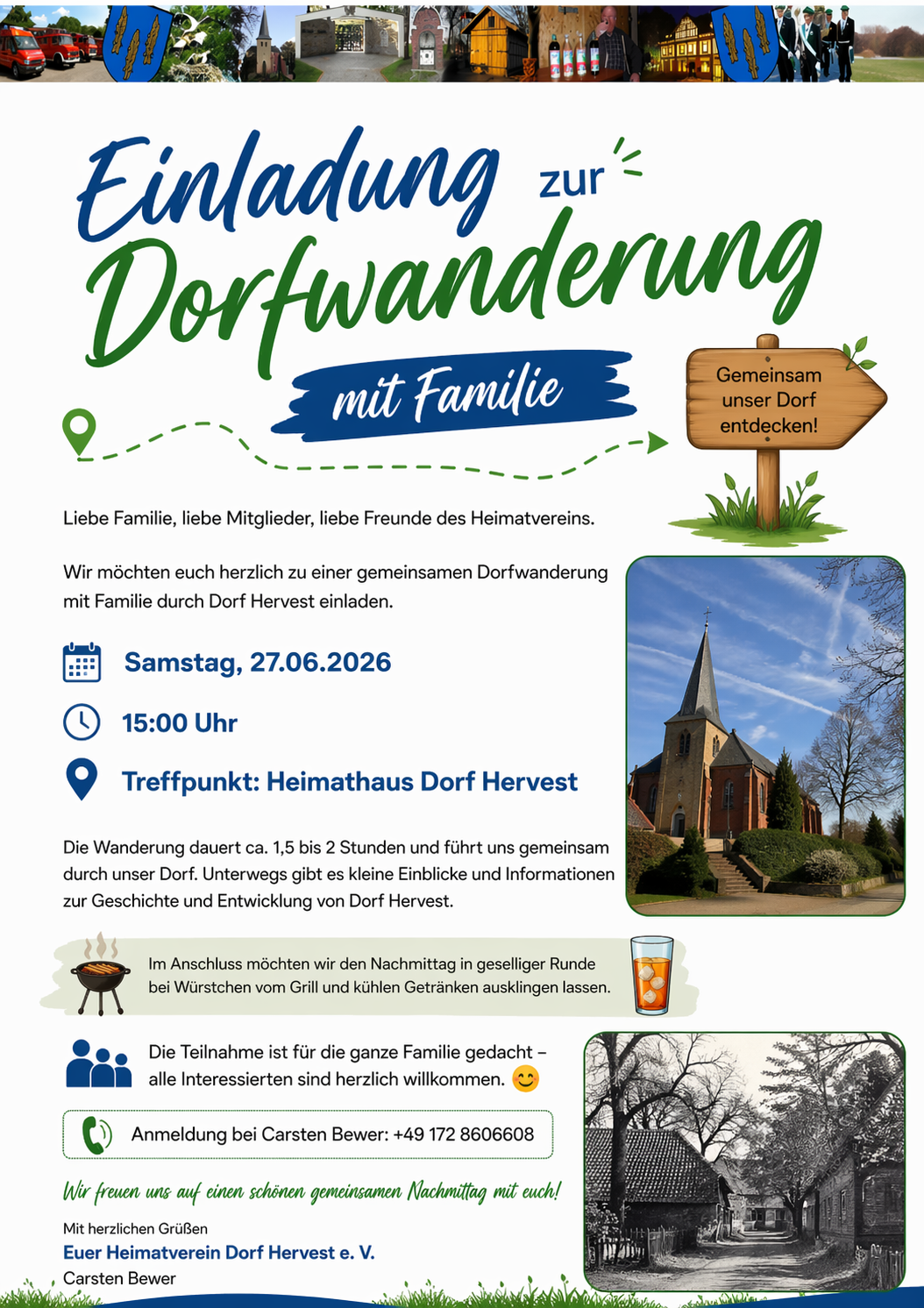 Einladung zur Dorfwanderung